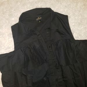 Worthington black button down